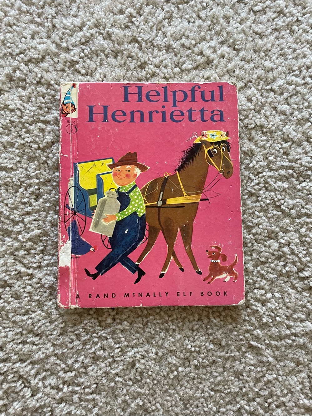 Helpful Henrietta Vintage Pink Children's Book